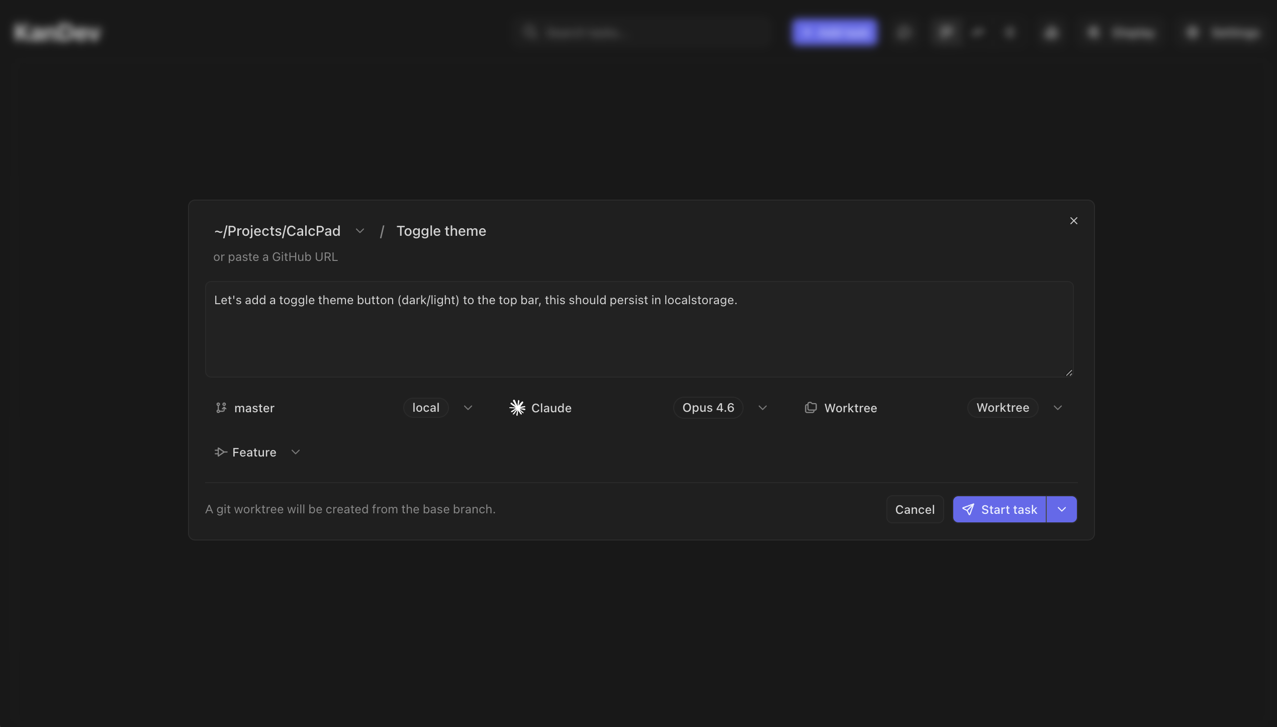Add Task